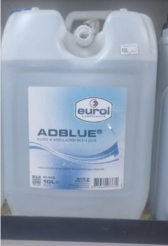 Масло Adblue Eurol 10l